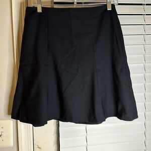 Size 4 tags on Ann Taylor black flare skirt